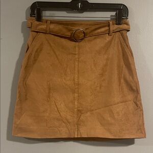 Hollister Faux Suede Ultra High Rise Skirt Size S